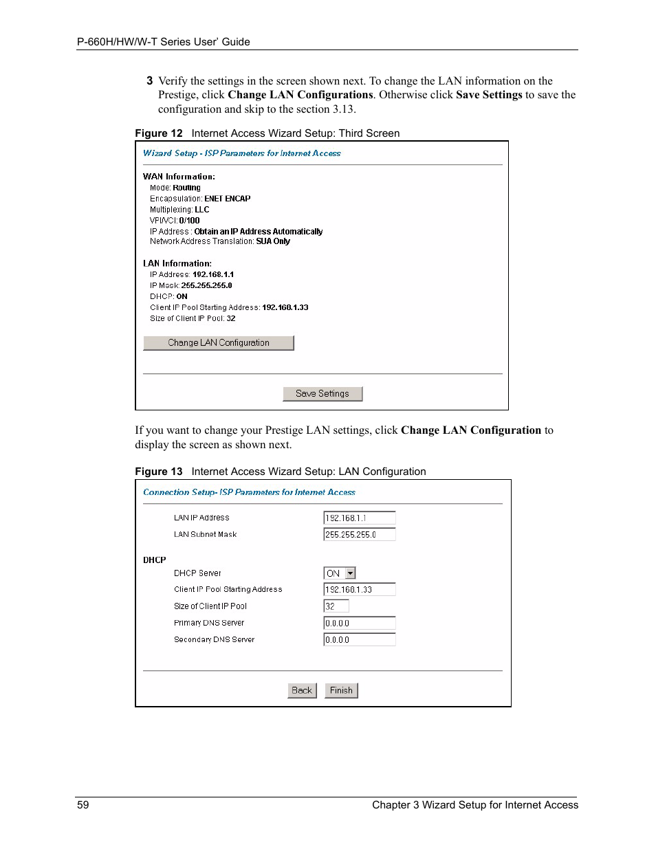 ZyXEL Communications ADSL 2+ Gateway P-660HW-T1 User Manual | Page 59 / 465