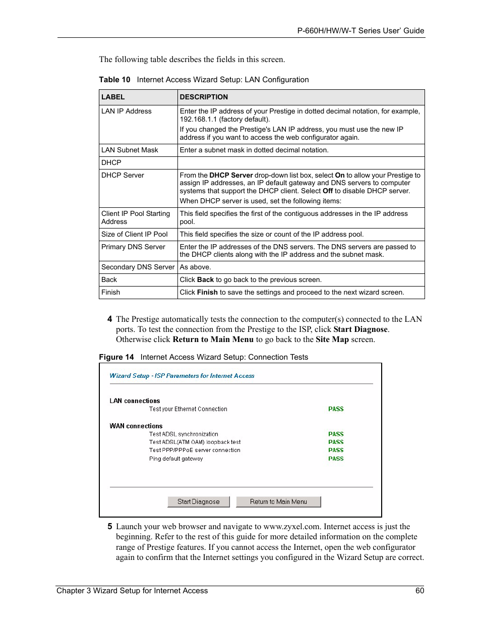 ZyXEL Communications ADSL 2+ Gateway P-660HW-T1 User Manual | Page 60 / 465