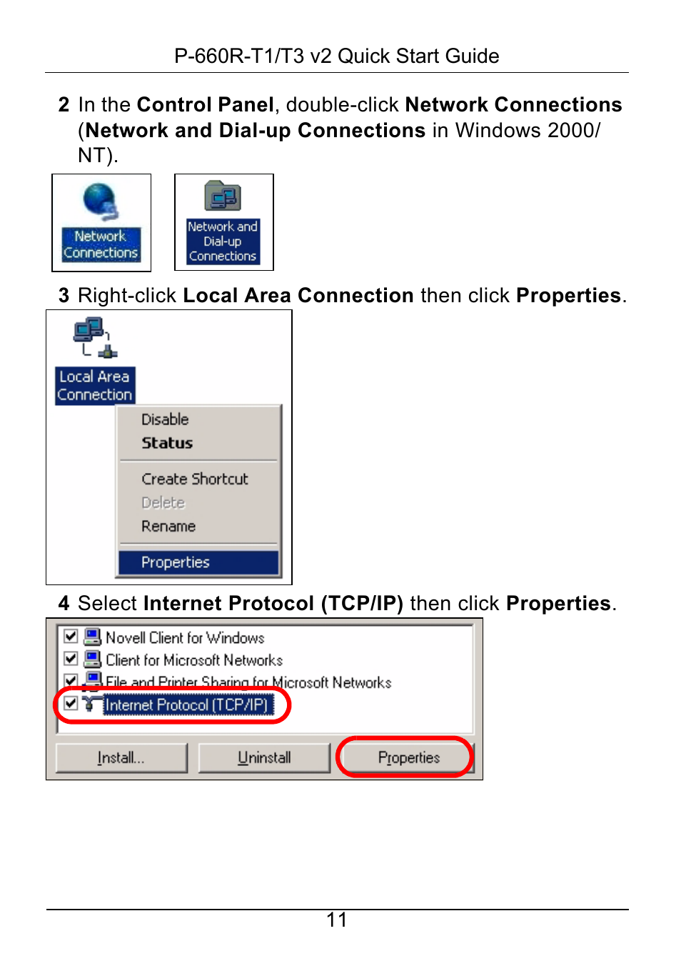 ZyXEL Communications P-660R-T1/T3 V2 User Manual | Page 12 / 15