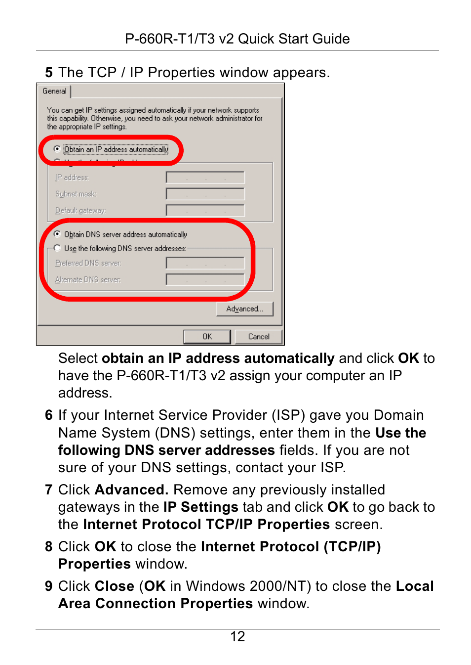 ZyXEL Communications P-660R-T1/T3 V2 User Manual | Page 13 / 15