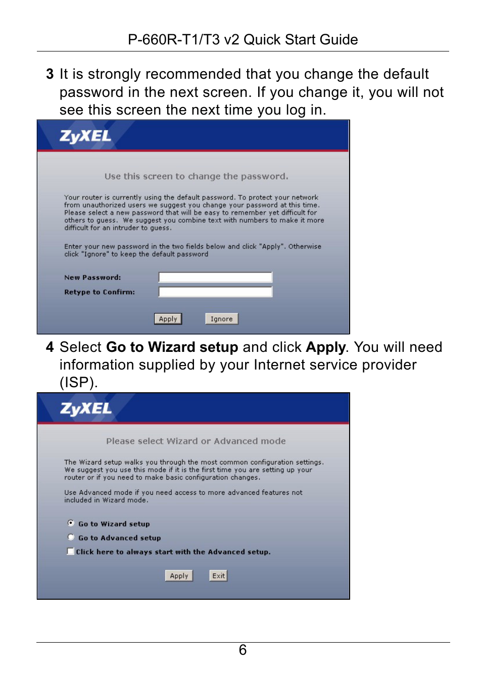 ZyXEL Communications P-660R-T1/T3 V2 User Manual | Page 7 / 15