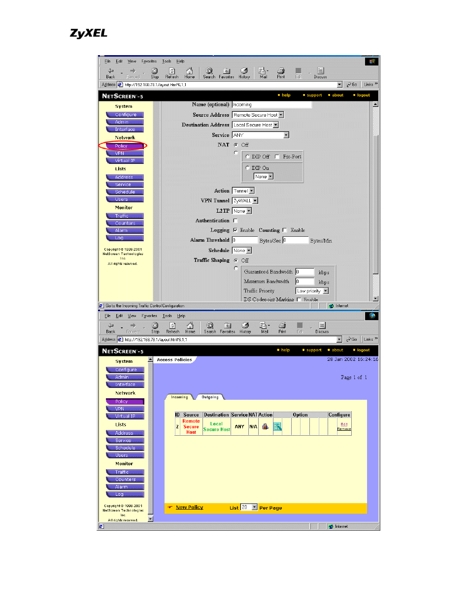 ZyXEL Communications P-202 User Manual | Page 201 / 434