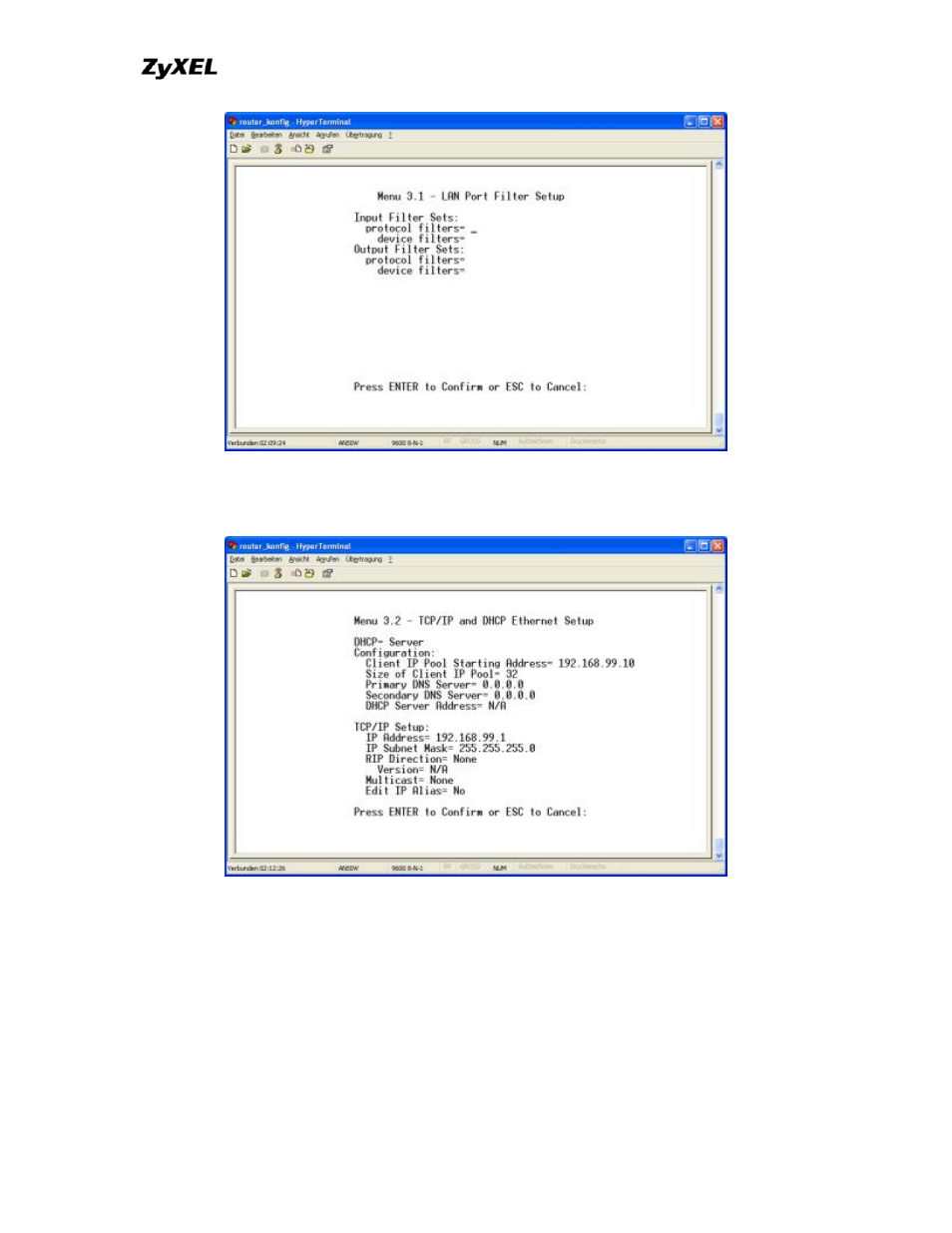 ZyXEL Communications P-202 User Manual | Page 210 / 434