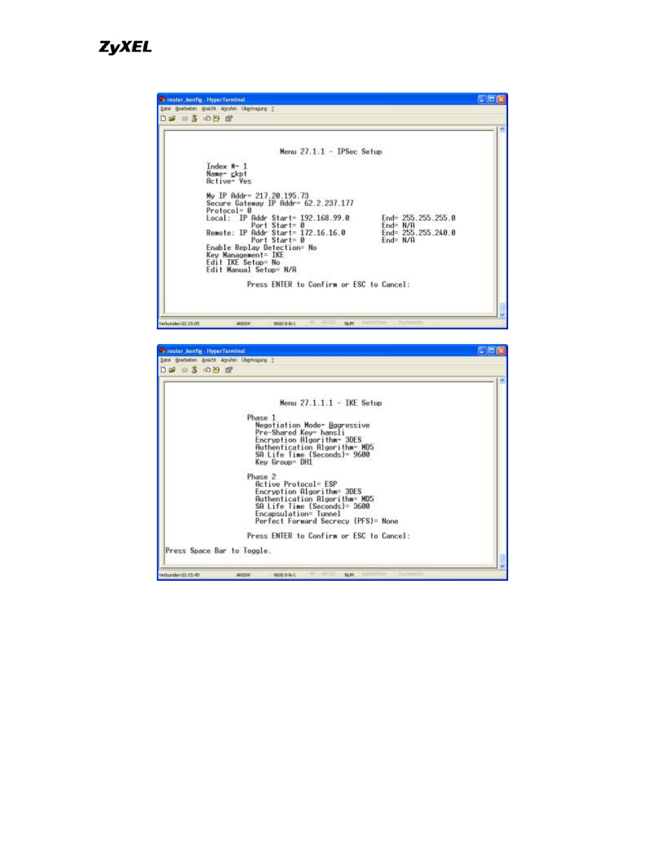 ZyXEL Communications P-202 User Manual | Page 212 / 434