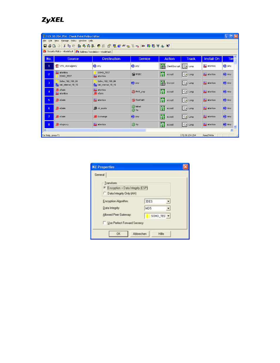 ZyXEL Communications P-202 User Manual | Page 218 / 434