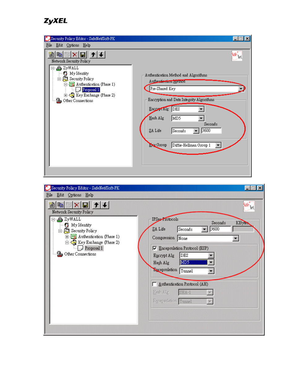 ZyXEL Communications P-202 User Manual | Page 259 / 434