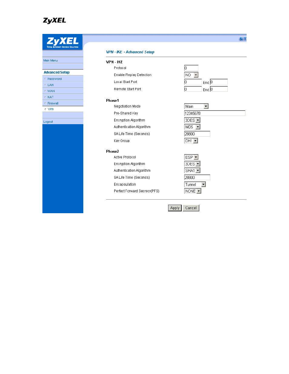 ZyXEL Communications P-202 User Manual | Page 267 / 434