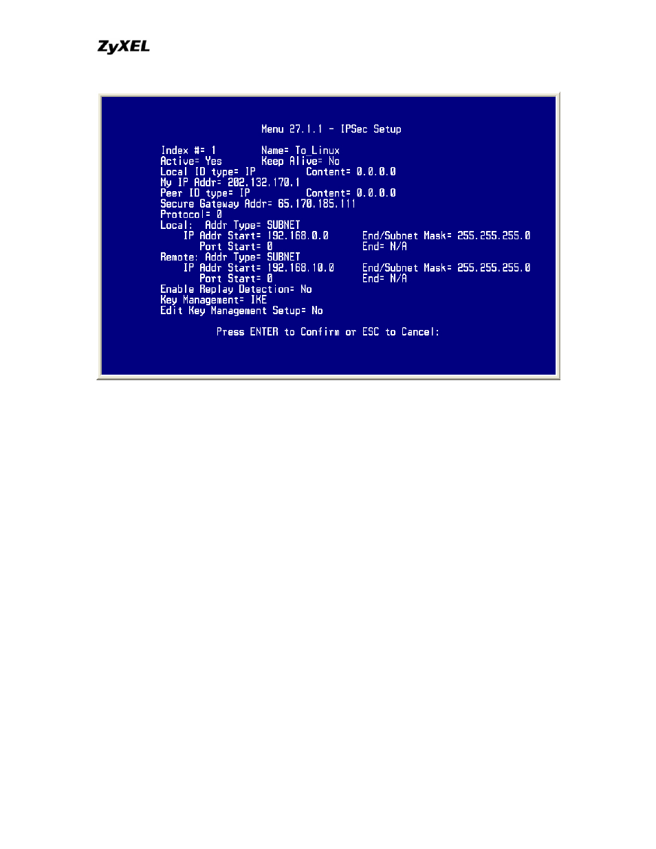 ZyXEL Communications P-202 User Manual | Page 268 / 434