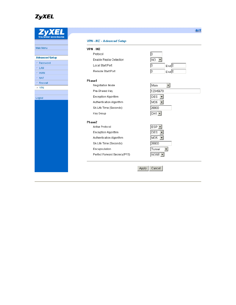 ZyXEL Communications P-202 User Manual | Page 323 / 434