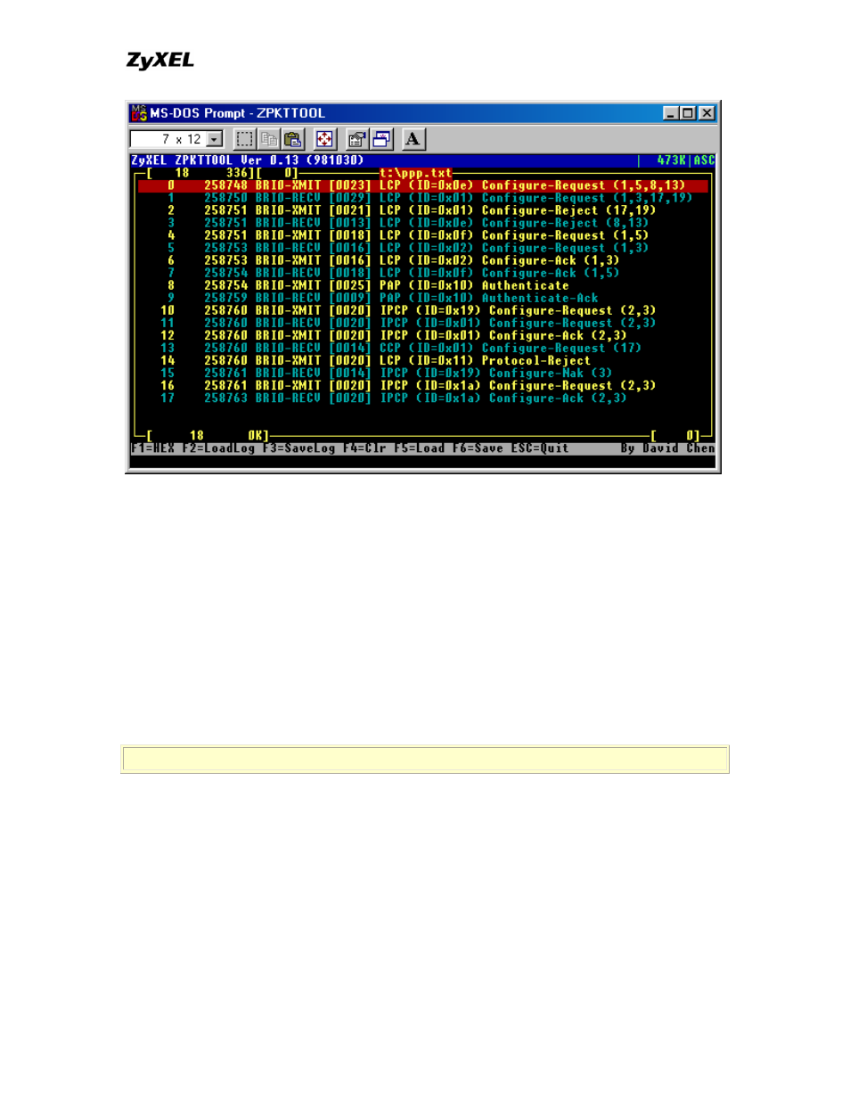 Lan/wan packet trace | ZyXEL Communications P-202 User Manual | Page 370 / 434