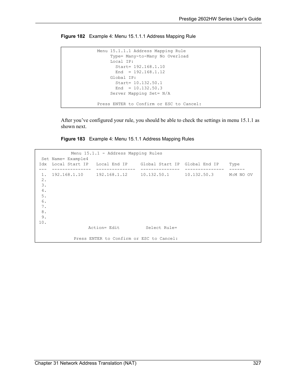 ZyXEL Communications ADSL VoIP IAD with 802.11g Wireless 2602HW Series User Manual | Page 327 / 519