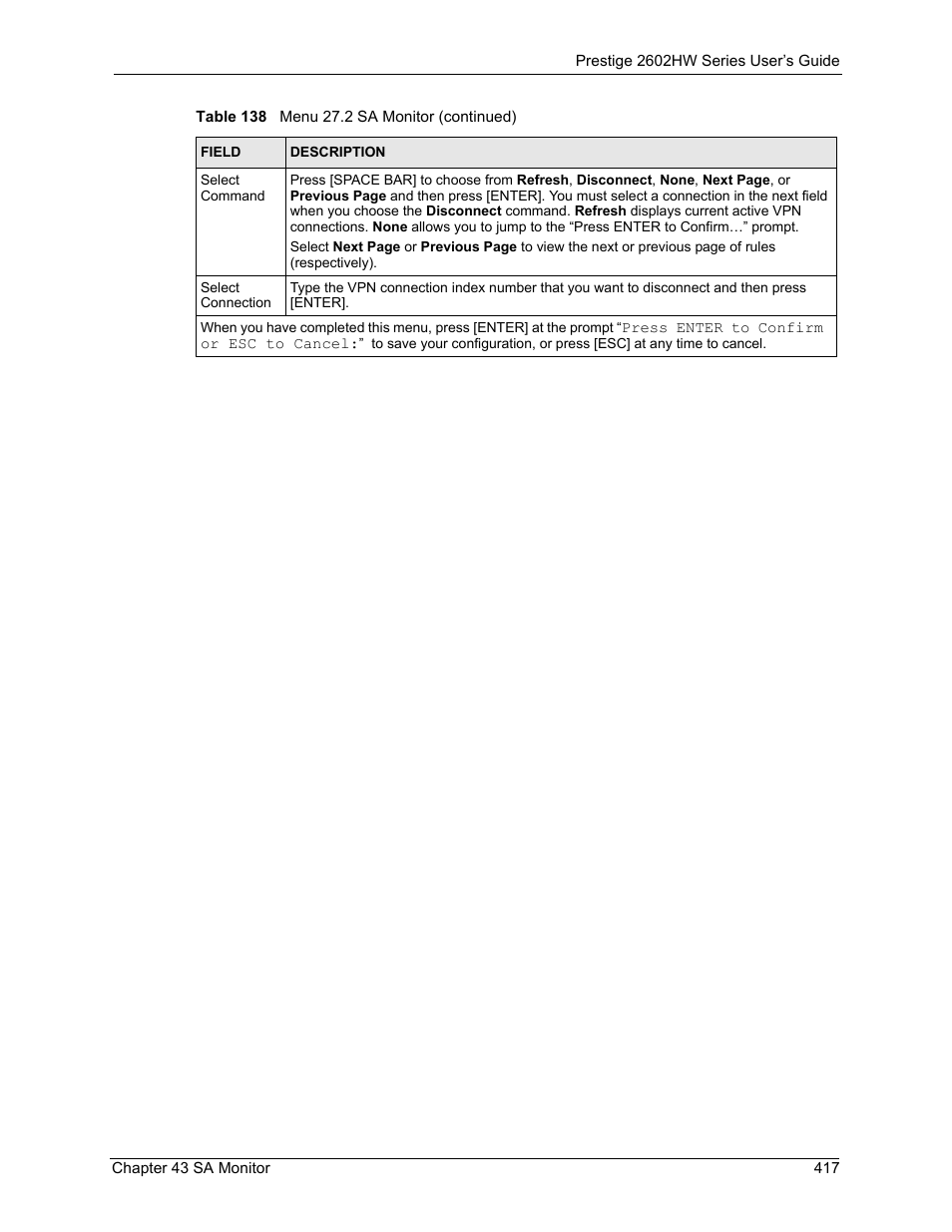 ZyXEL Communications ADSL VoIP IAD with 802.11g Wireless 2602HW Series User Manual | Page 417 / 519