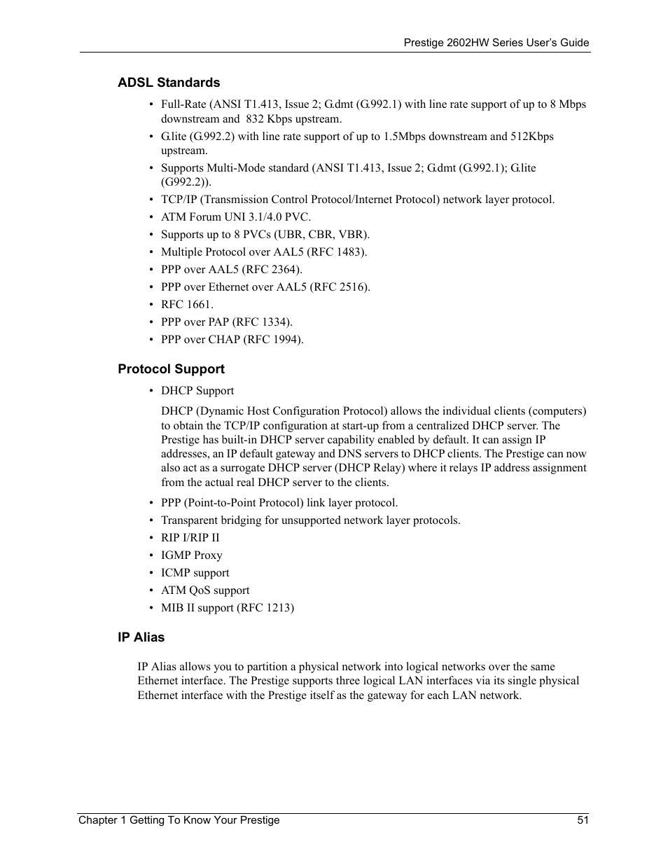 ZyXEL Communications ADSL VoIP IAD with 802.11g Wireless 2602HW Series User Manual | Page 51 / 519
