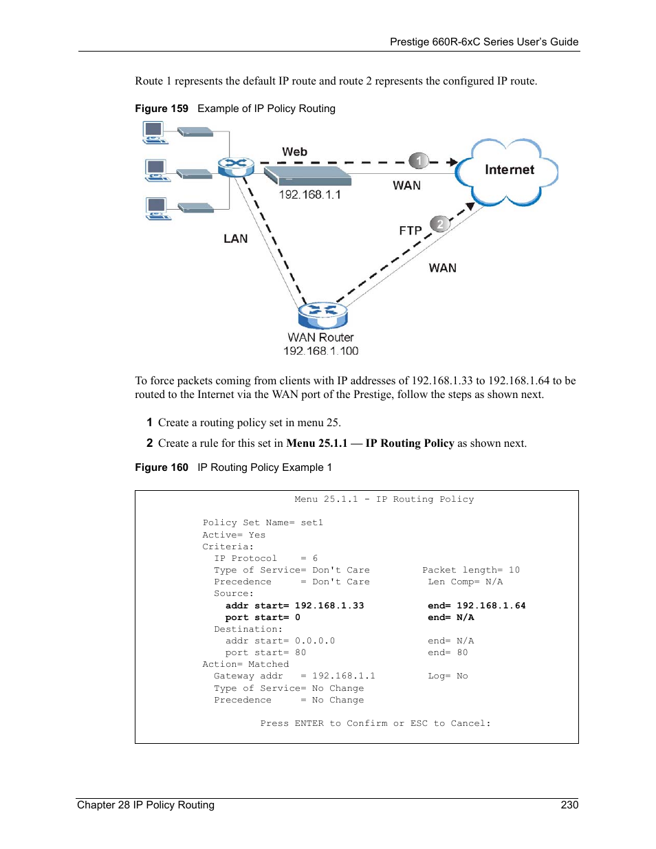 ZyXEL Communications ADSL/ADSL2/ADSL2+ Router 660R-6xC Series User Manual | Page 231 / 282