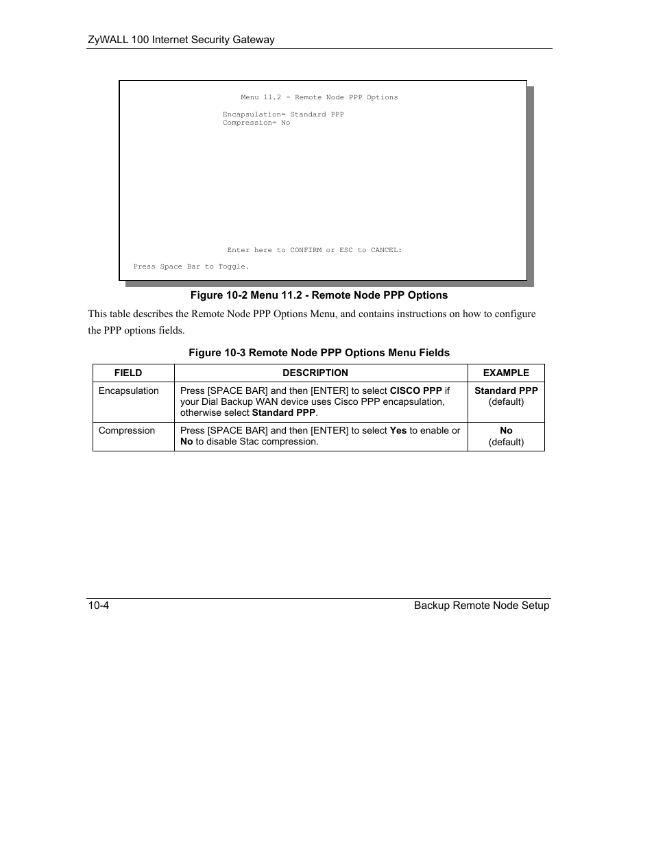 ZyXEL Communications Internet Security Gateway ZyWALL 100 User Manual | Page 103 / 356