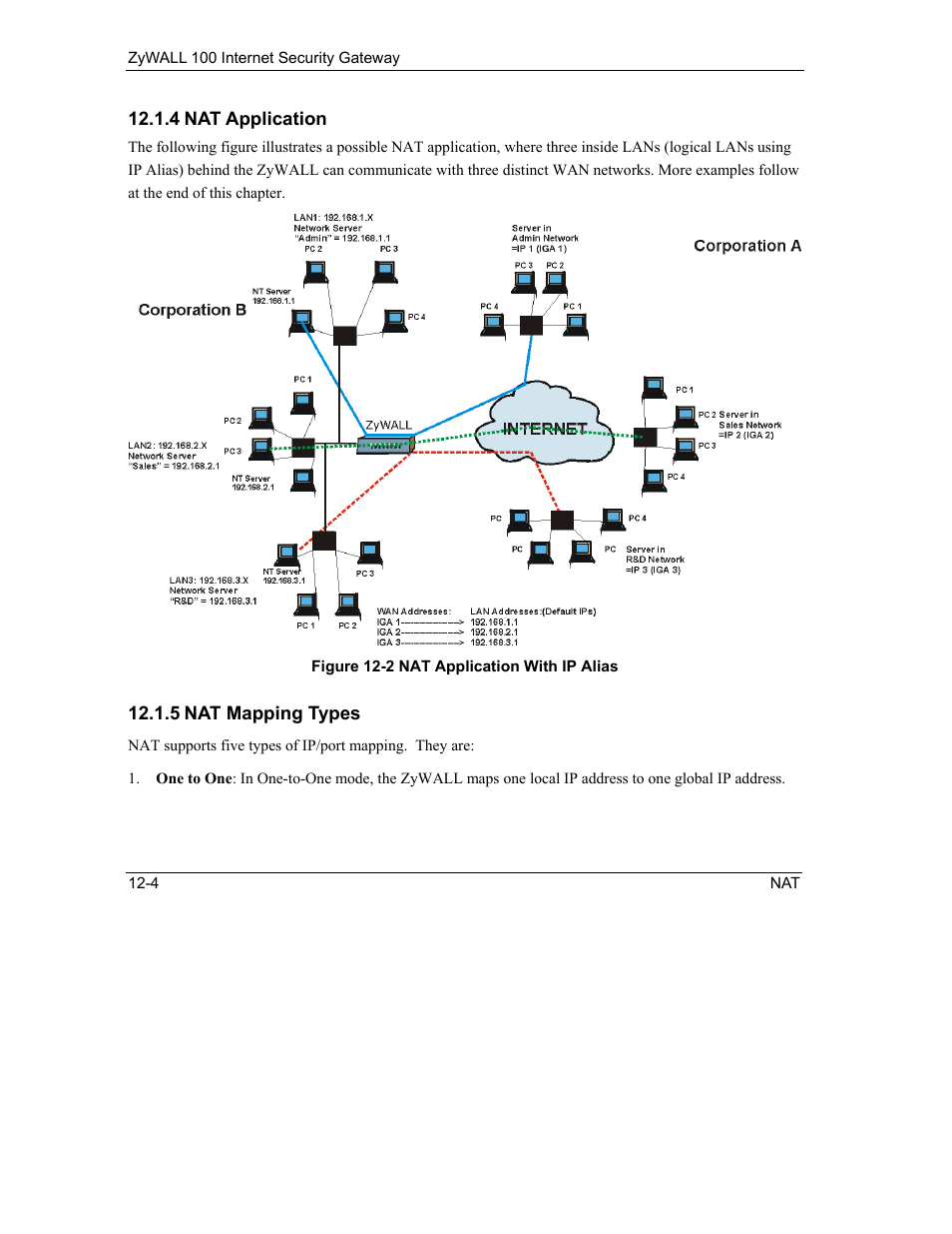 ZyXEL Communications Internet Security Gateway ZyWALL 100 User Manual | Page 117 / 356