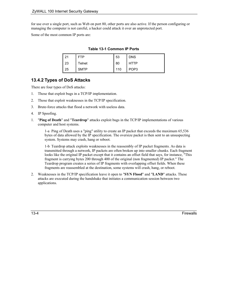 ZyXEL Communications Internet Security Gateway ZyWALL 100 User Manual | Page 146 / 356
