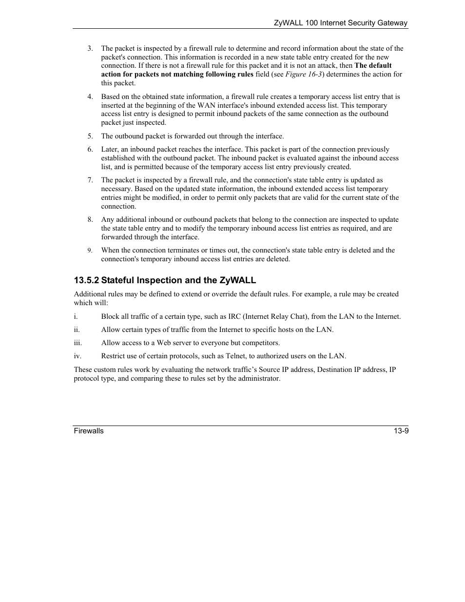 ZyXEL Communications Internet Security Gateway ZyWALL 100 User Manual | Page 151 / 356