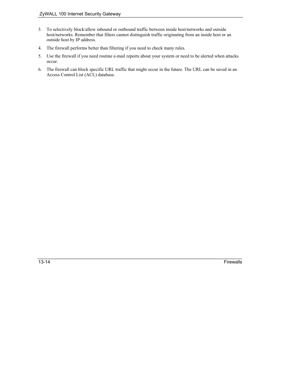 ZyXEL Communications Internet Security Gateway ZyWALL 100 User Manual | Page 156 / 356