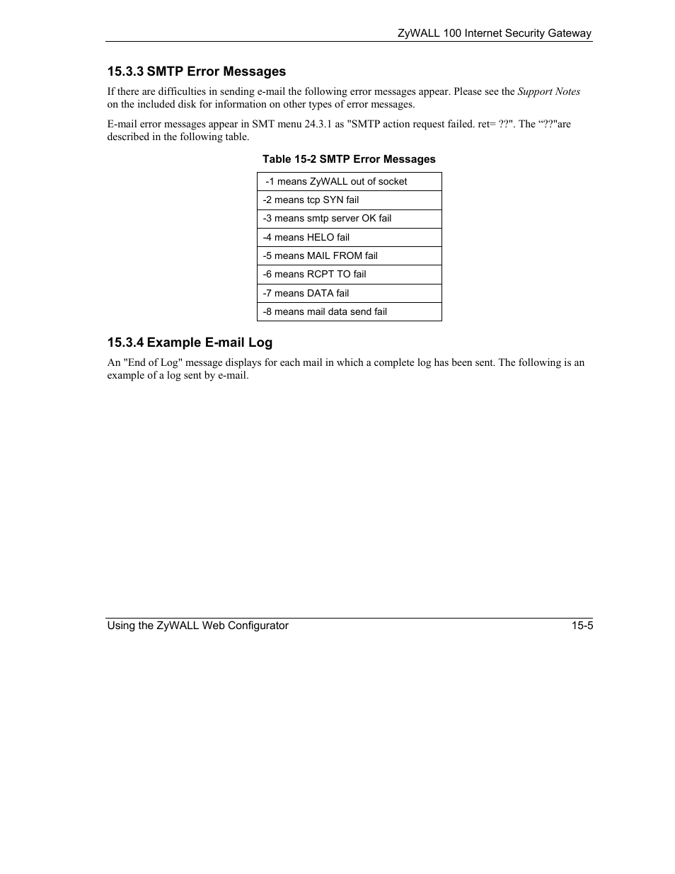 ZyXEL Communications Internet Security Gateway ZyWALL 100 User Manual | Page 165 / 356
