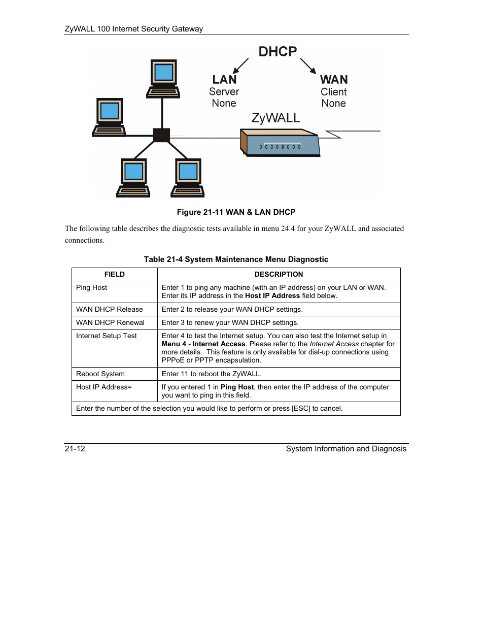 ZyXEL Communications Internet Security Gateway ZyWALL 100 User Manual | Page 229 / 356