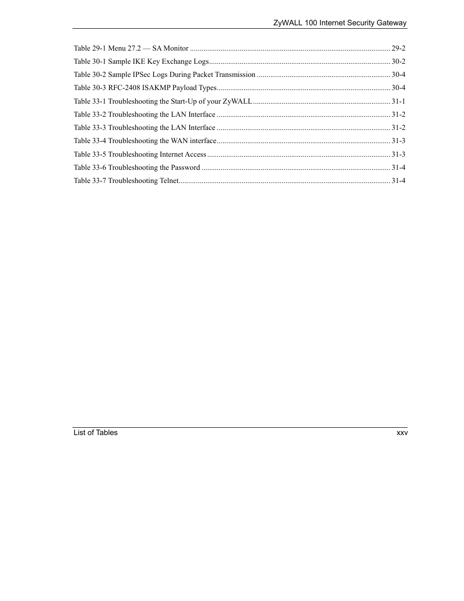 ZyXEL Communications Internet Security Gateway ZyWALL 100 User Manual | Page 25 / 356