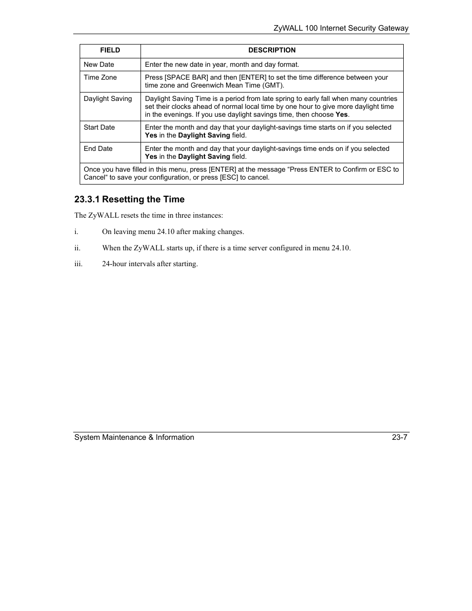 ZyXEL Communications Internet Security Gateway ZyWALL 100 User Manual | Page 256 / 356