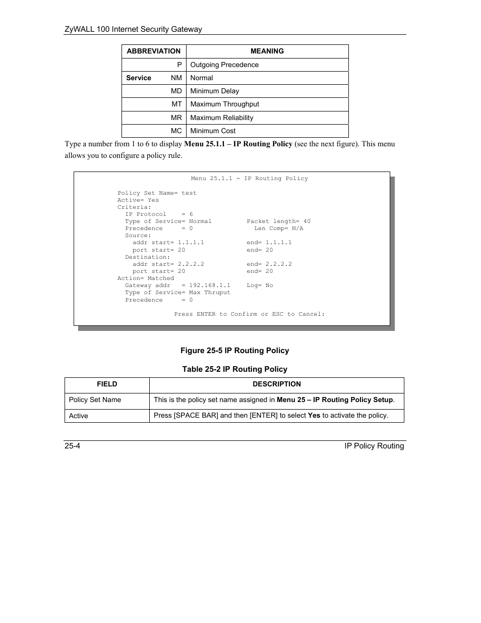 ZyXEL Communications Internet Security Gateway ZyWALL 100 User Manual | Page 267 / 356