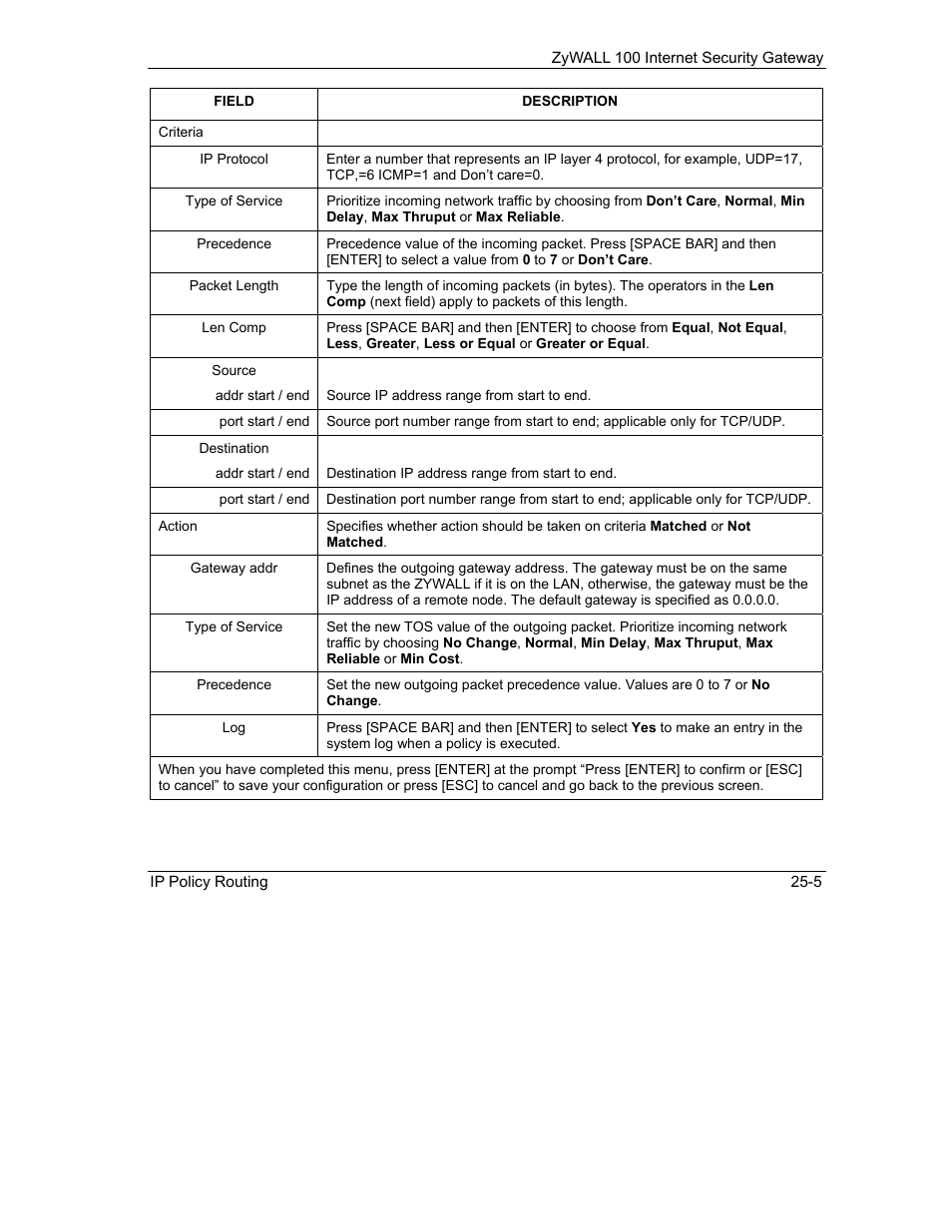 ZyXEL Communications Internet Security Gateway ZyWALL 100 User Manual | Page 268 / 356