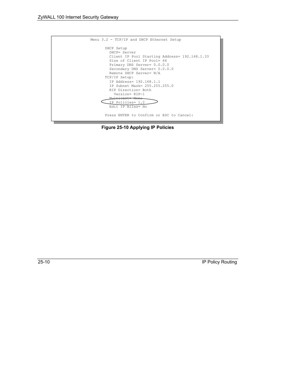 ZyXEL Communications Internet Security Gateway ZyWALL 100 User Manual | Page 273 / 356