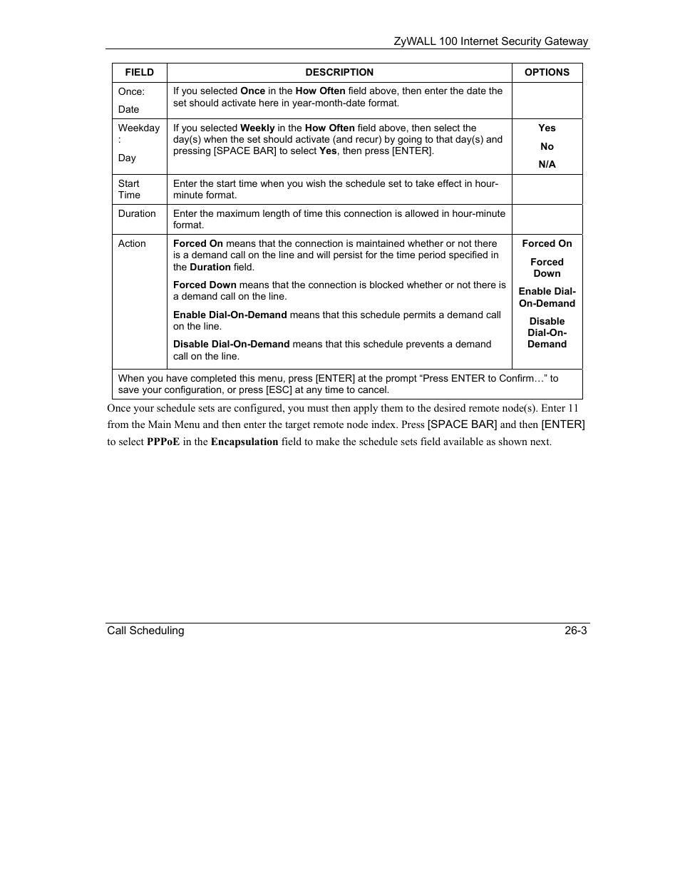 ZyXEL Communications Internet Security Gateway ZyWALL 100 User Manual | Page 276 / 356