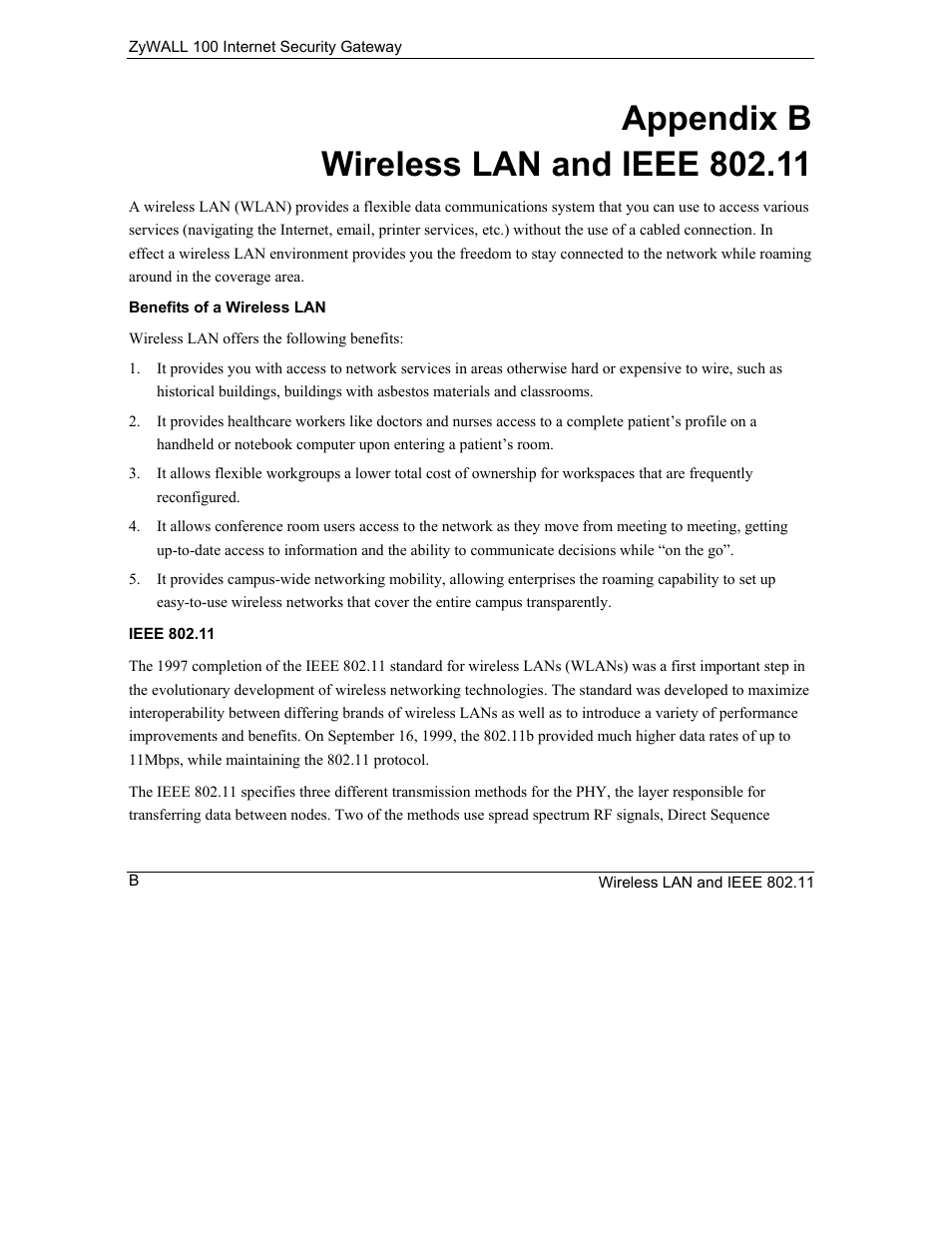 ZyXEL Communications Internet Security Gateway ZyWALL 100 User Manual | Page 318 / 356
