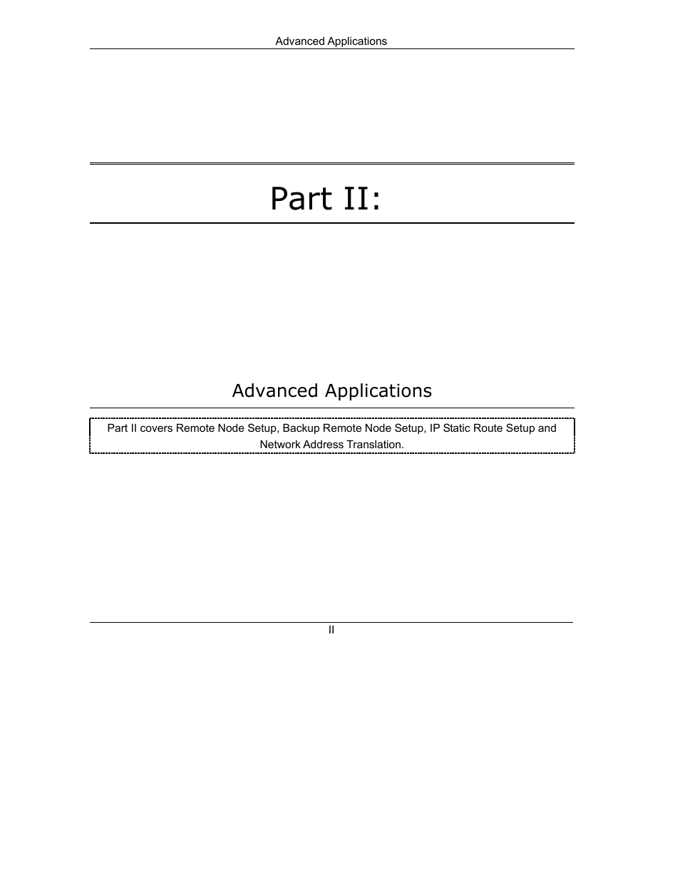 Part ii | ZyXEL Communications Internet Security Gateway ZyWALL 100 User Manual | Page 83 / 356