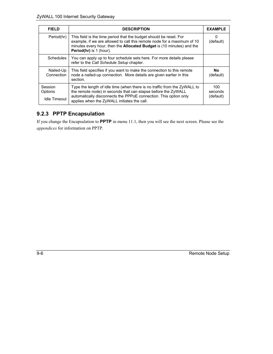 3 pptp encapsulation | ZyXEL Communications Internet Security Gateway ZyWALL 100 User Manual | Page 89 / 356
