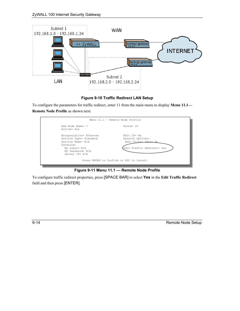 ZyXEL Communications Internet Security Gateway ZyWALL 100 User Manual | Page 97 / 356
