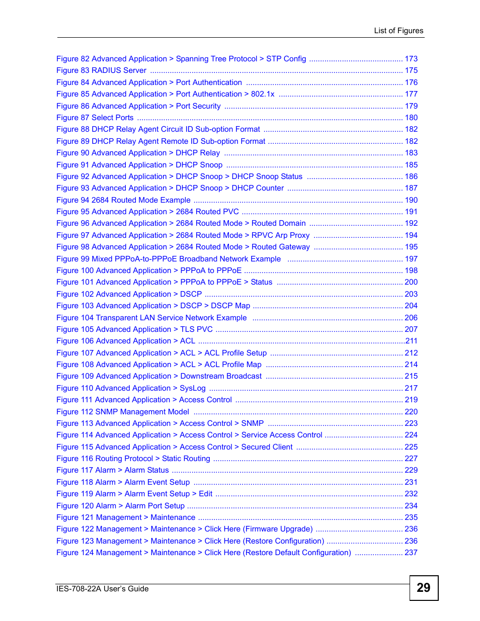 ZyXEL Communications IES-708-22A User Manual | Page 29 / 448