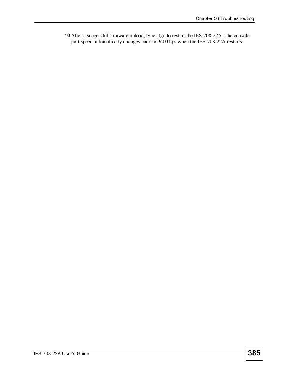 ZyXEL Communications IES-708-22A User Manual | Page 385 / 448