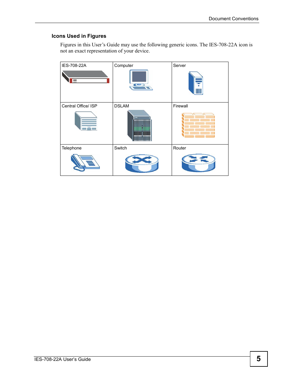 ZyXEL Communications IES-708-22A User Manual | Page 5 / 448