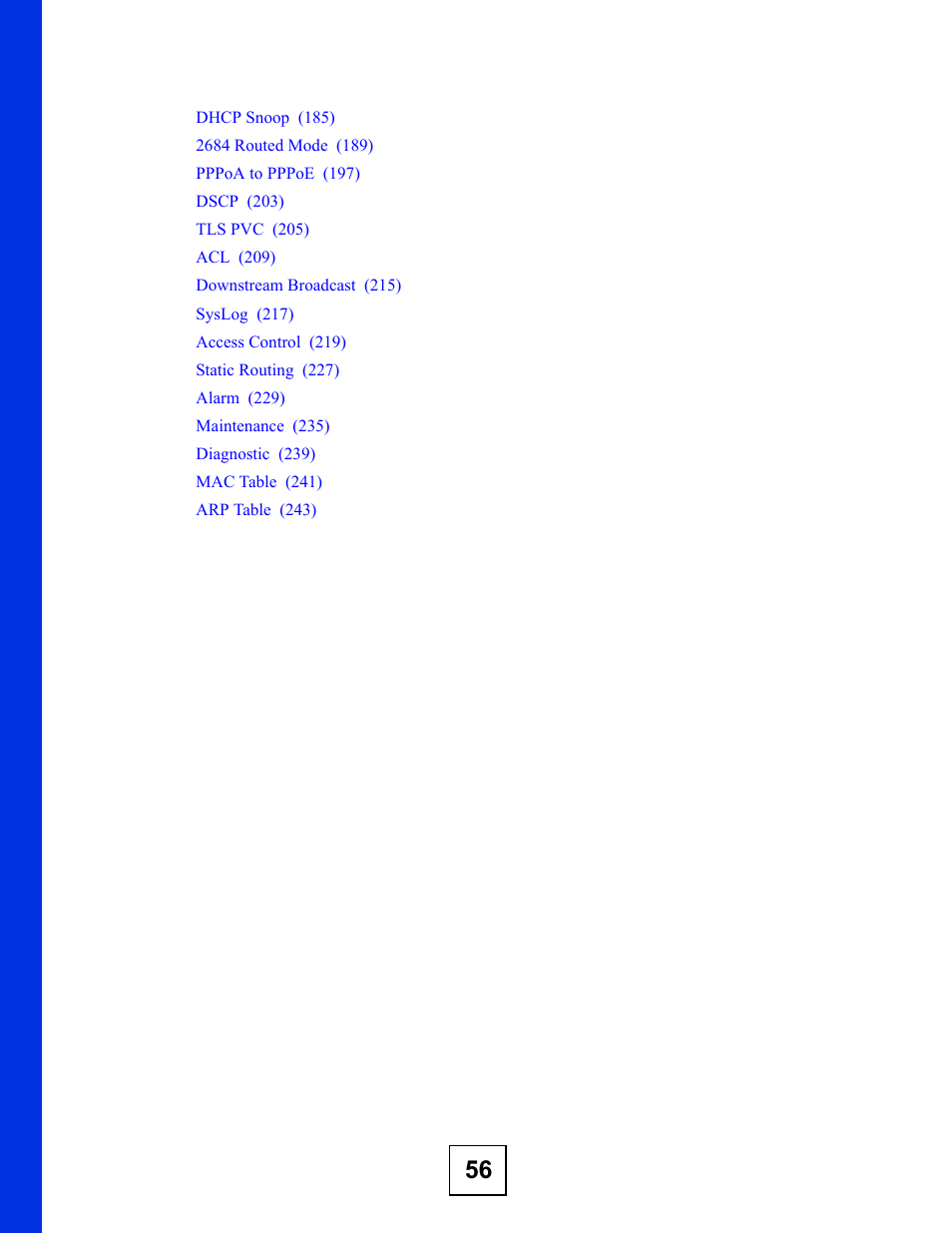 ZyXEL Communications IES-708-22A User Manual | Page 56 / 448