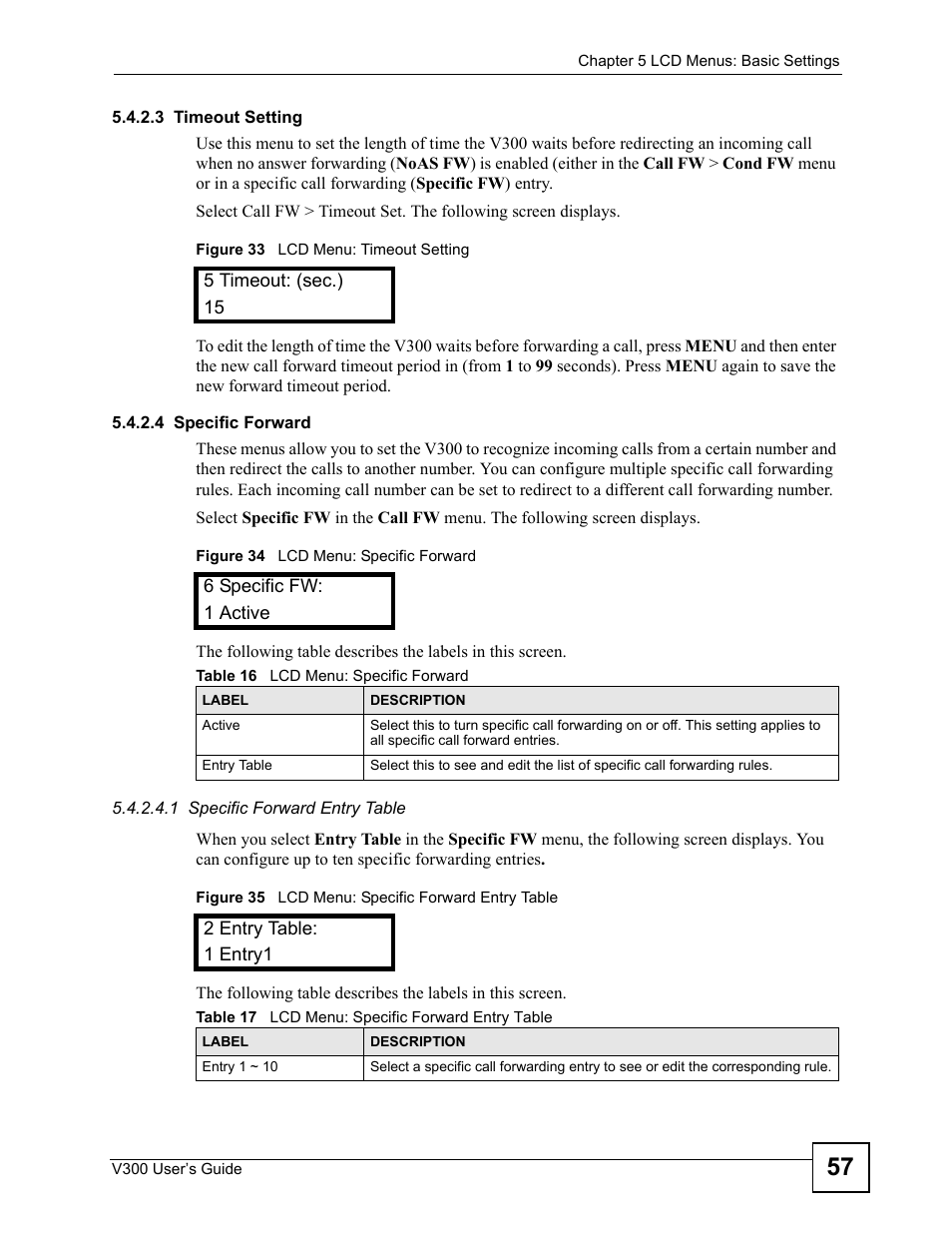 ZyXEL Communications V300 User Manual | Page 57 / 204