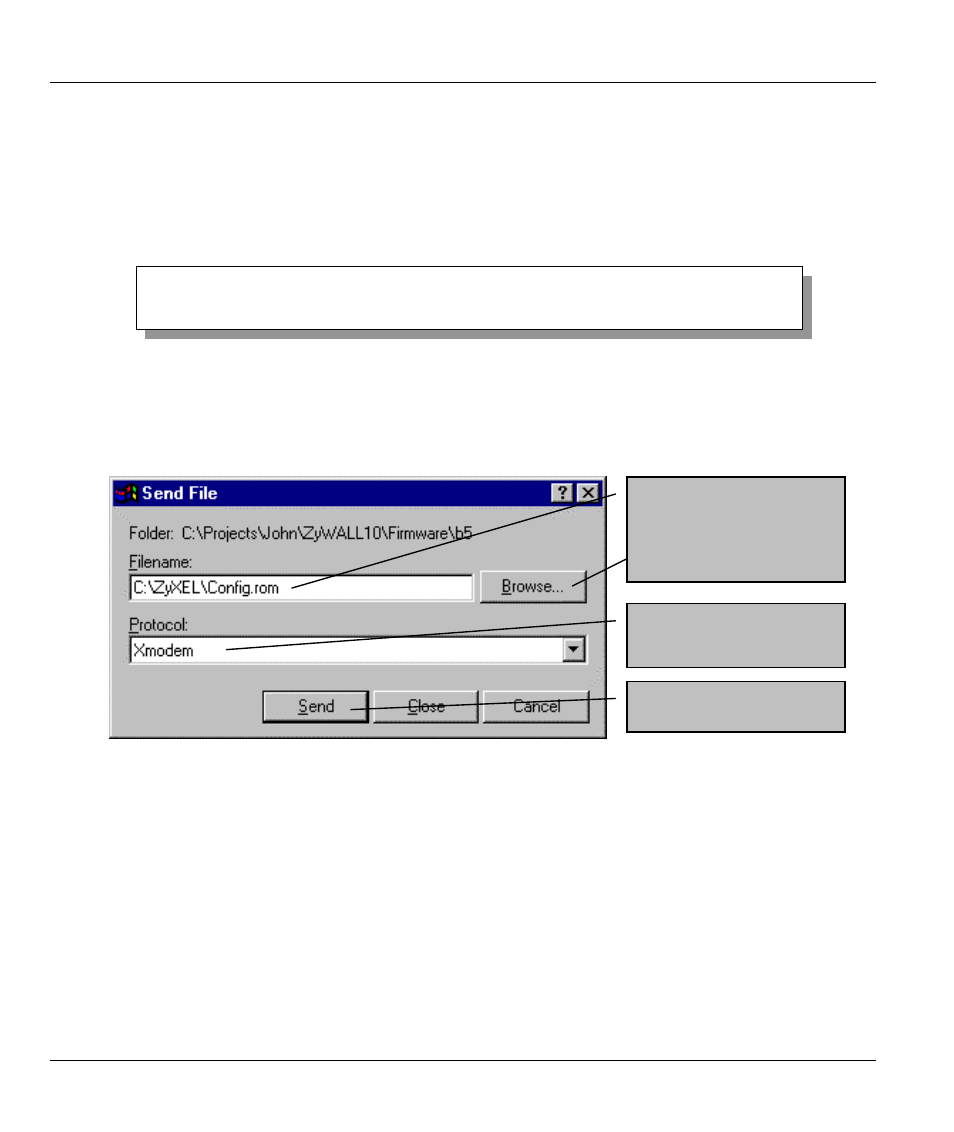 Restore configuration, 3 restore configuration | ZyXEL Communications ZYWALL10 User Manual | Page 135 / 267