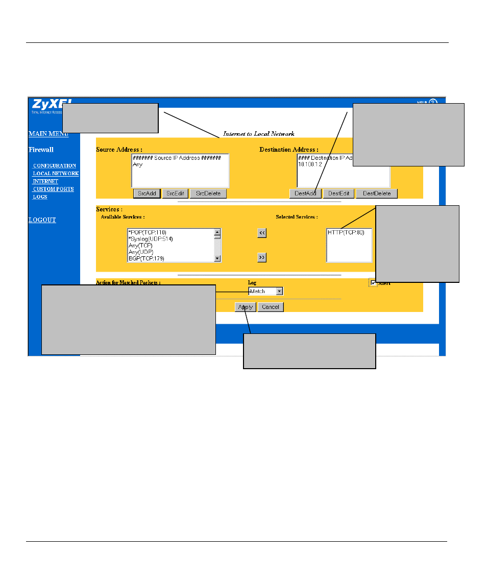 ZyXEL Communications ZYWALL10 User Manual | Page 215 / 267