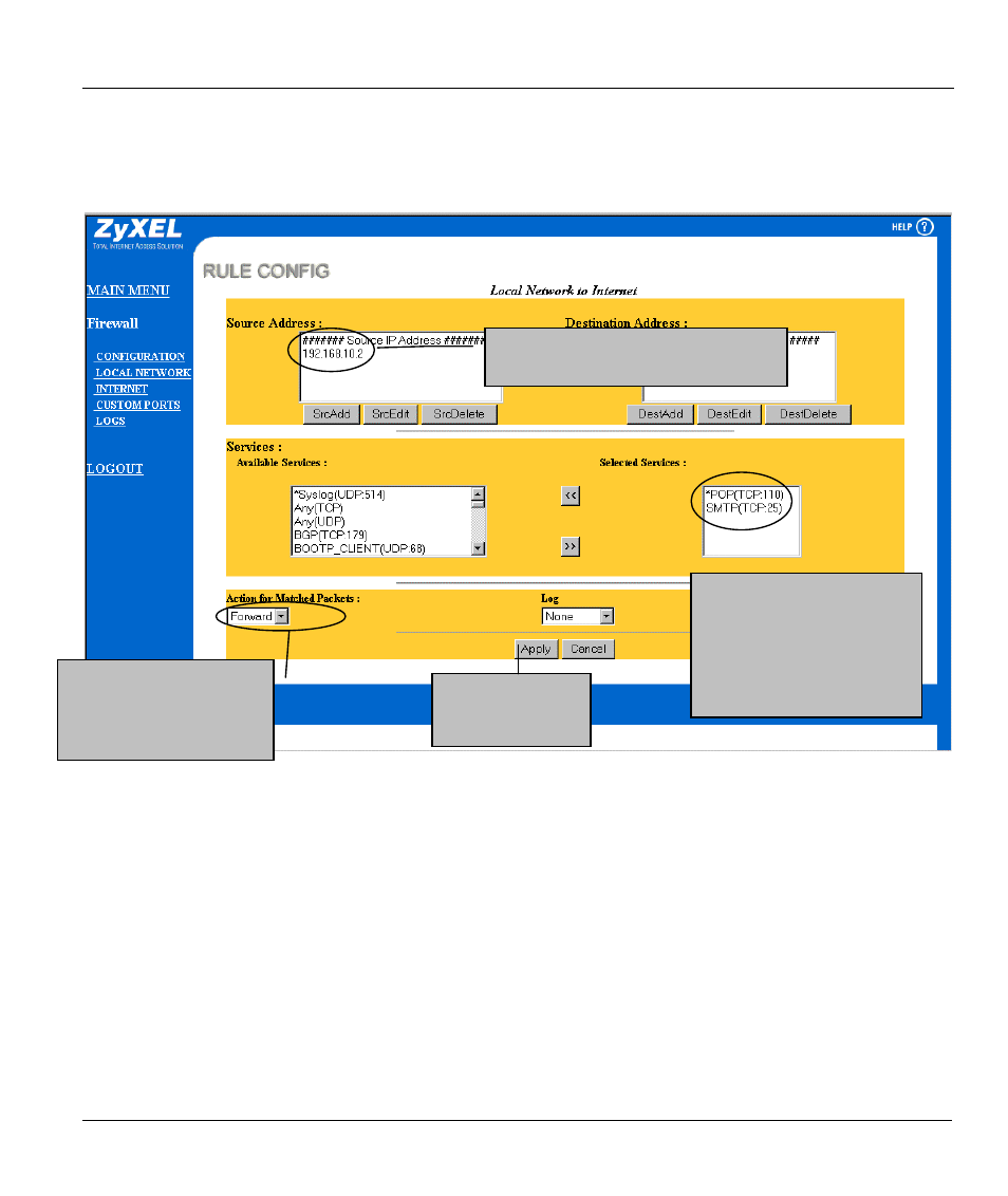 ZyXEL Communications ZYWALL10 User Manual | Page 220 / 267