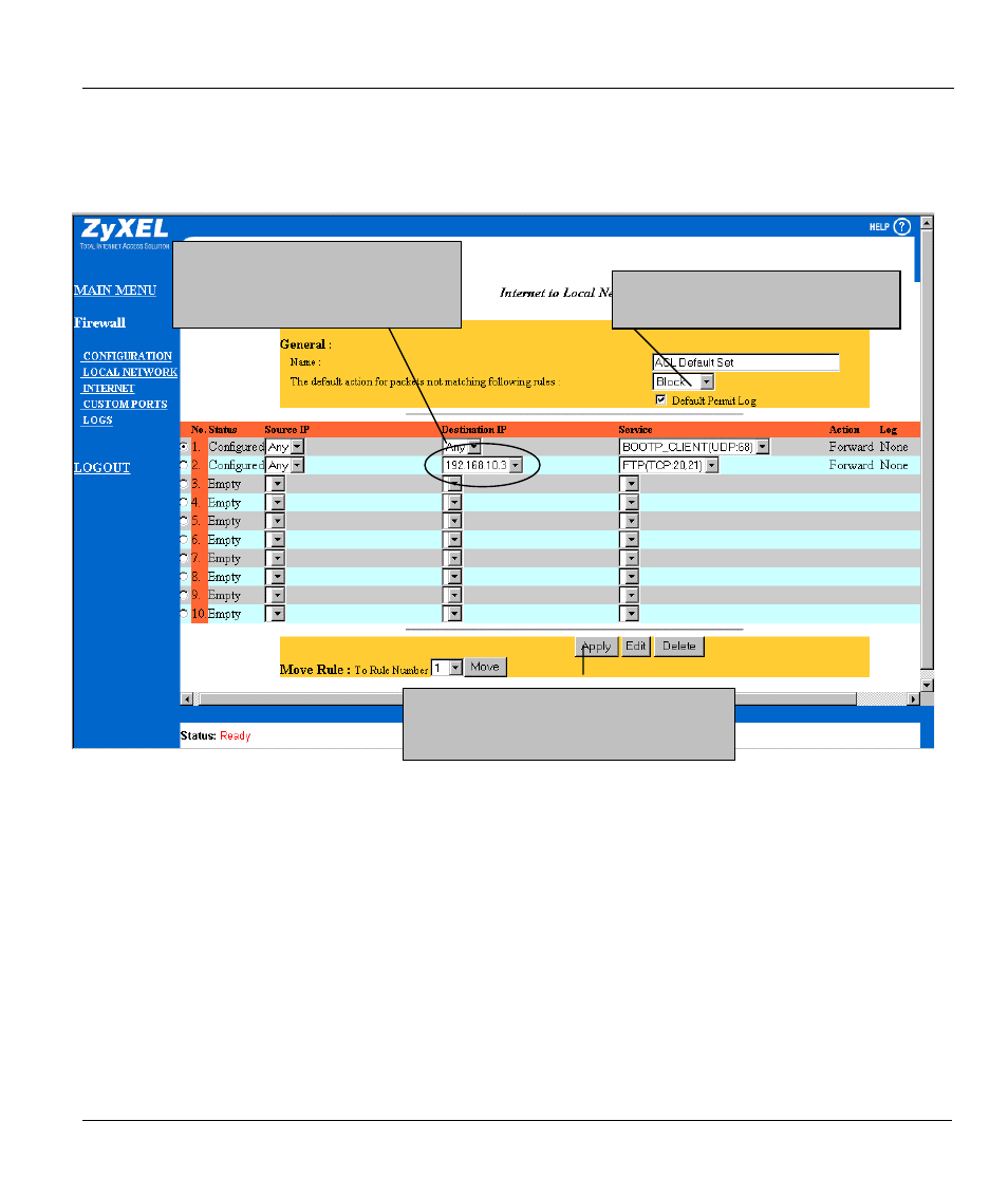 ZyXEL Communications ZYWALL10 User Manual | Page 222 / 267