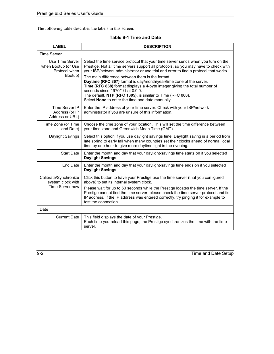 ZyXEL Communications 650 Series User Manual | Page 112 / 513
