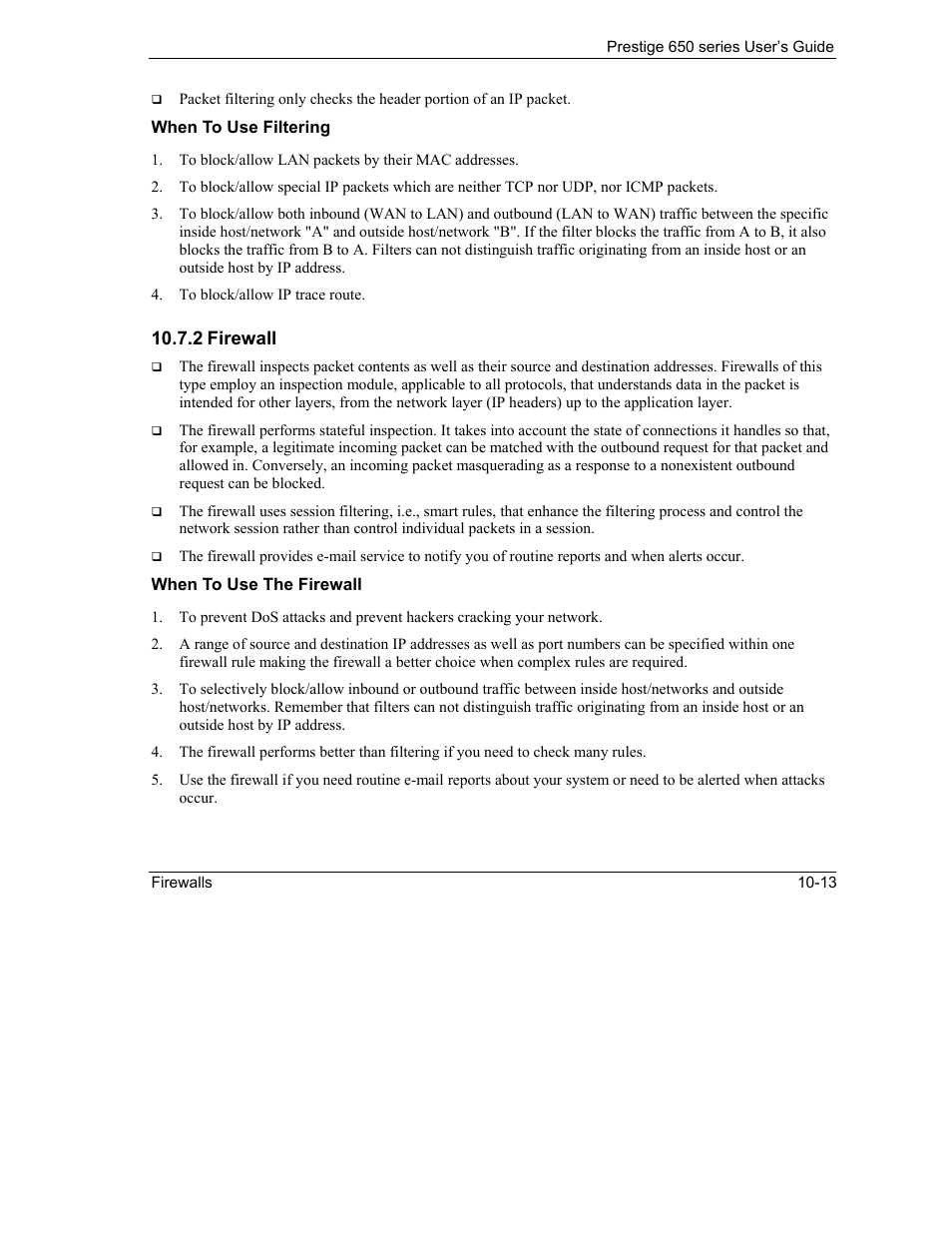 ZyXEL Communications 650 Series User Manual | Page 127 / 513