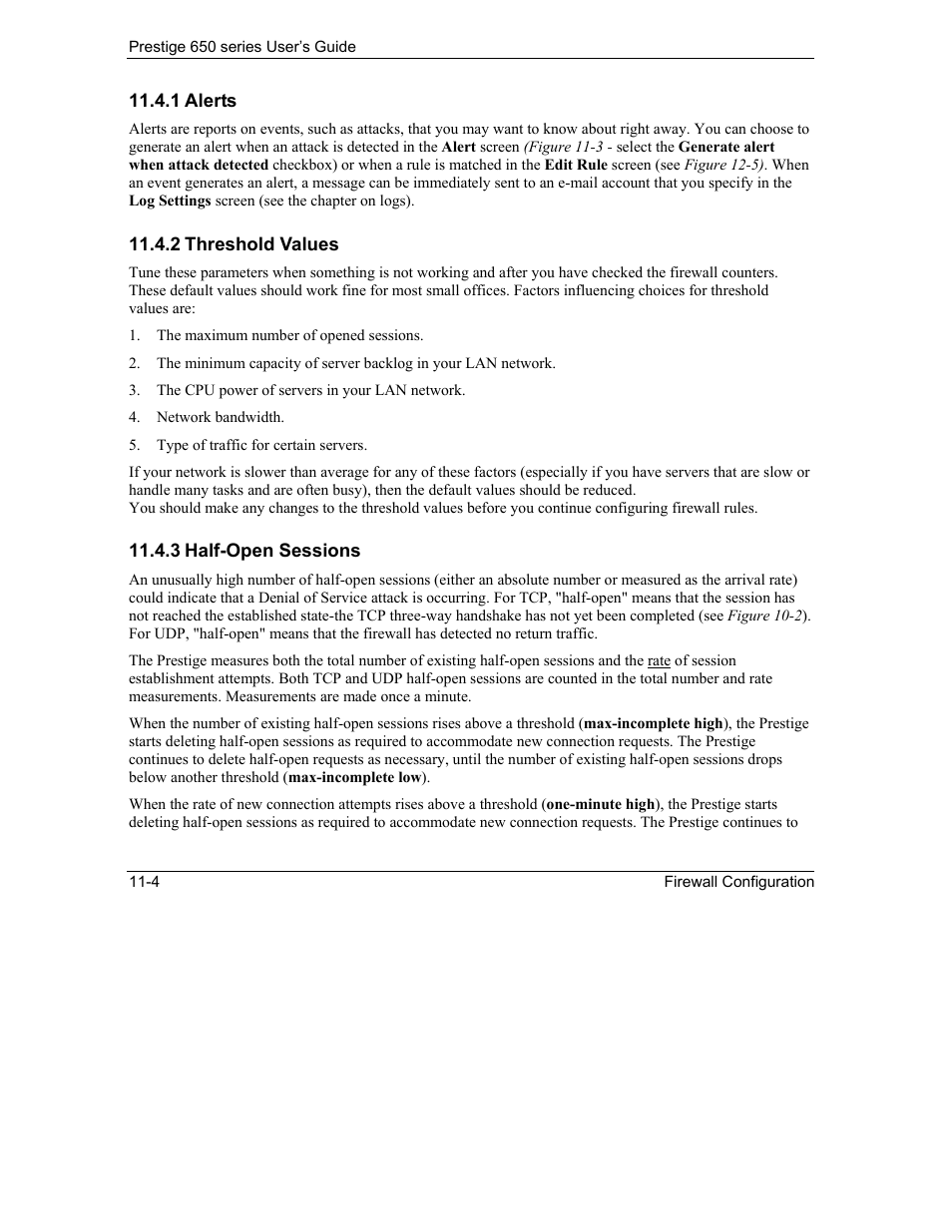 ZyXEL Communications 650 Series User Manual | Page 132 / 513
