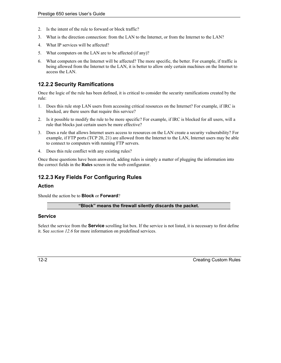ZyXEL Communications 650 Series User Manual | Page 138 / 513