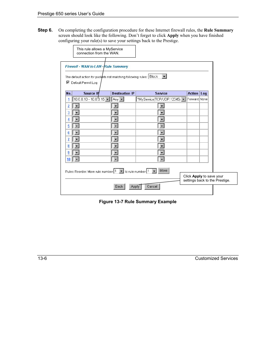 ZyXEL Communications 650 Series User Manual | Page 158 / 513