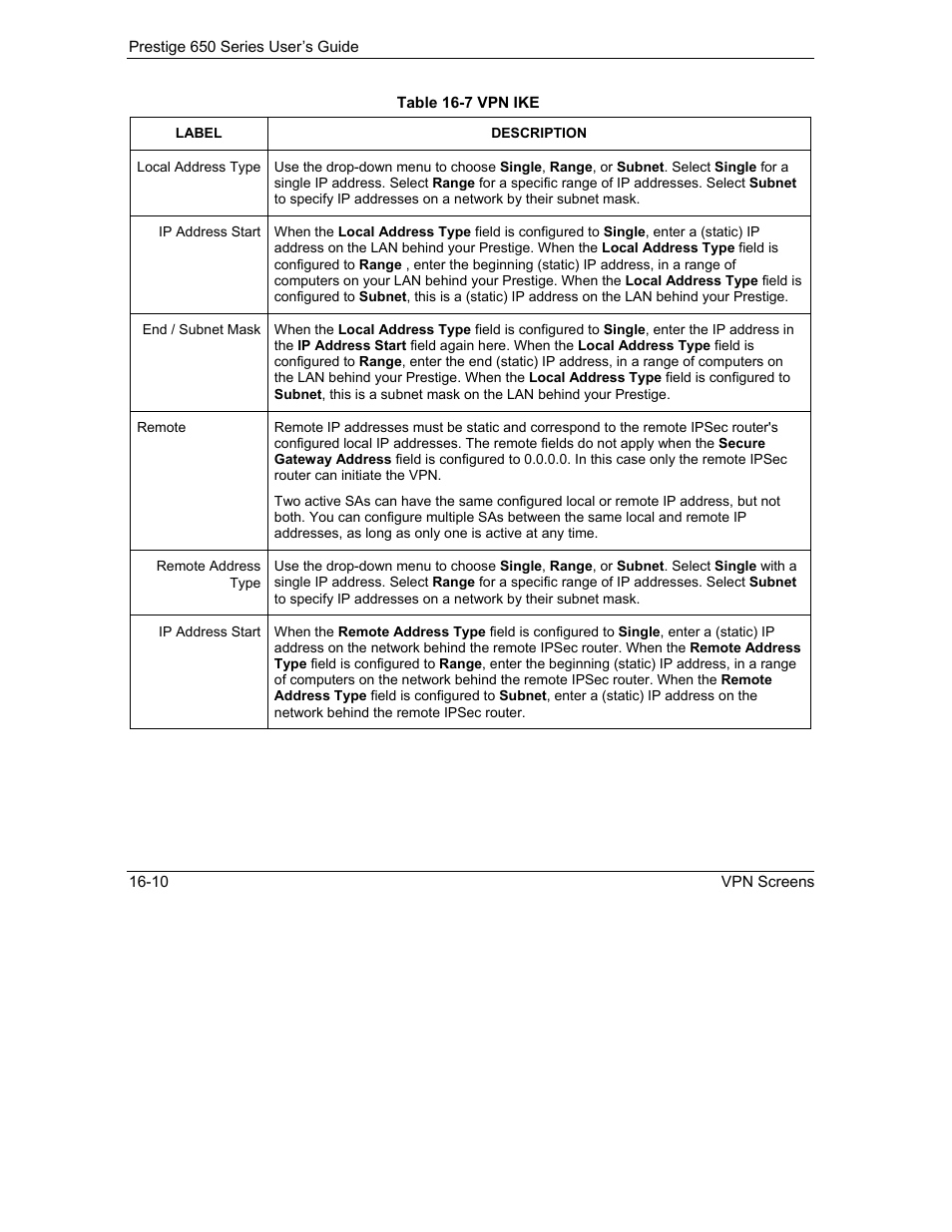 ZyXEL Communications 650 Series User Manual | Page 182 / 513